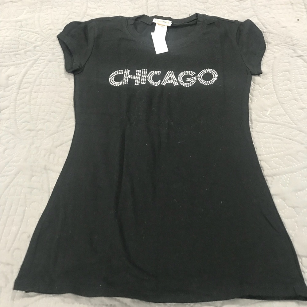 Brand new black CHICAGO t shirt!